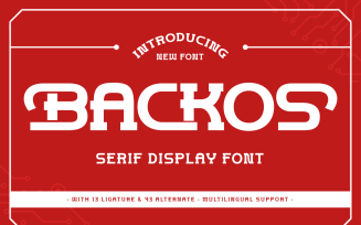 Backos - Serif Display Font