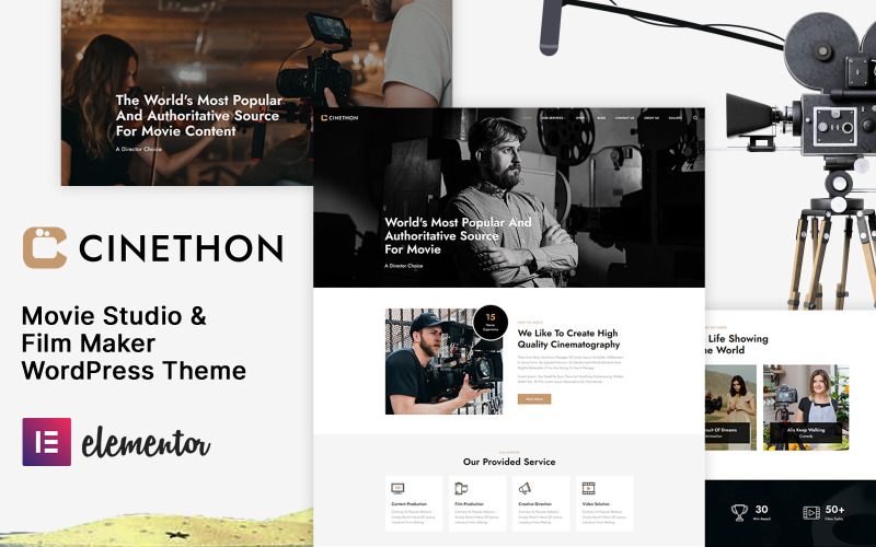 Cinethon - Movie Studios and Filmmakers WordPress theme WordPress Theme