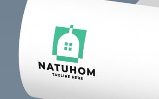 Nature Home Building Pro Logo Template