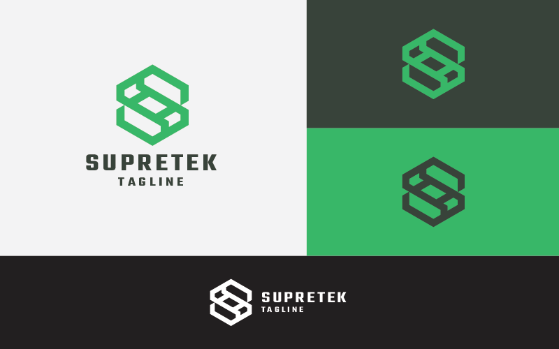 Supretek Letter S Professional Logo Logo Template