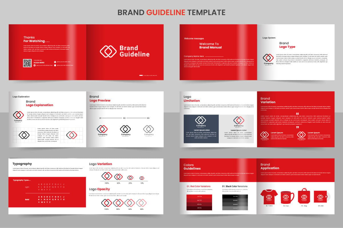 Kit Graphique #335419 Marque Livre Divers Modles Web - Logo template Preview