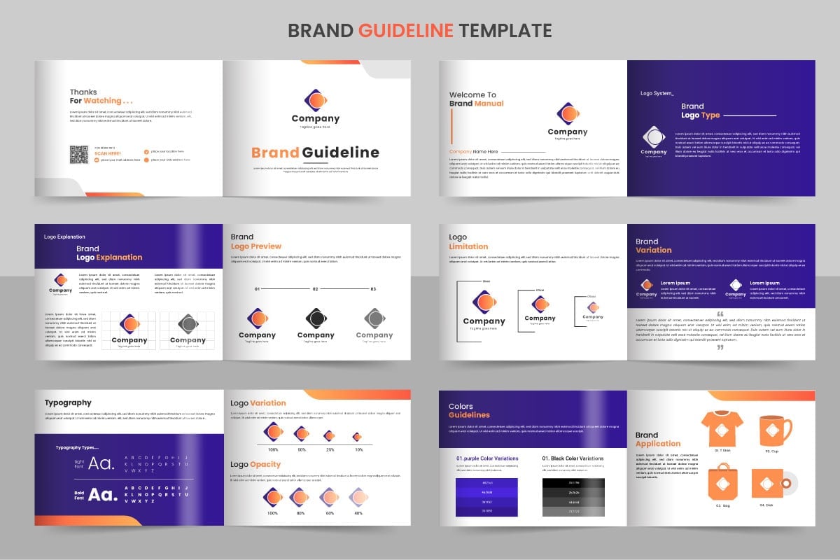 Kit Graphique #335424 Brand Book Divers Modles Web - Logo template Preview