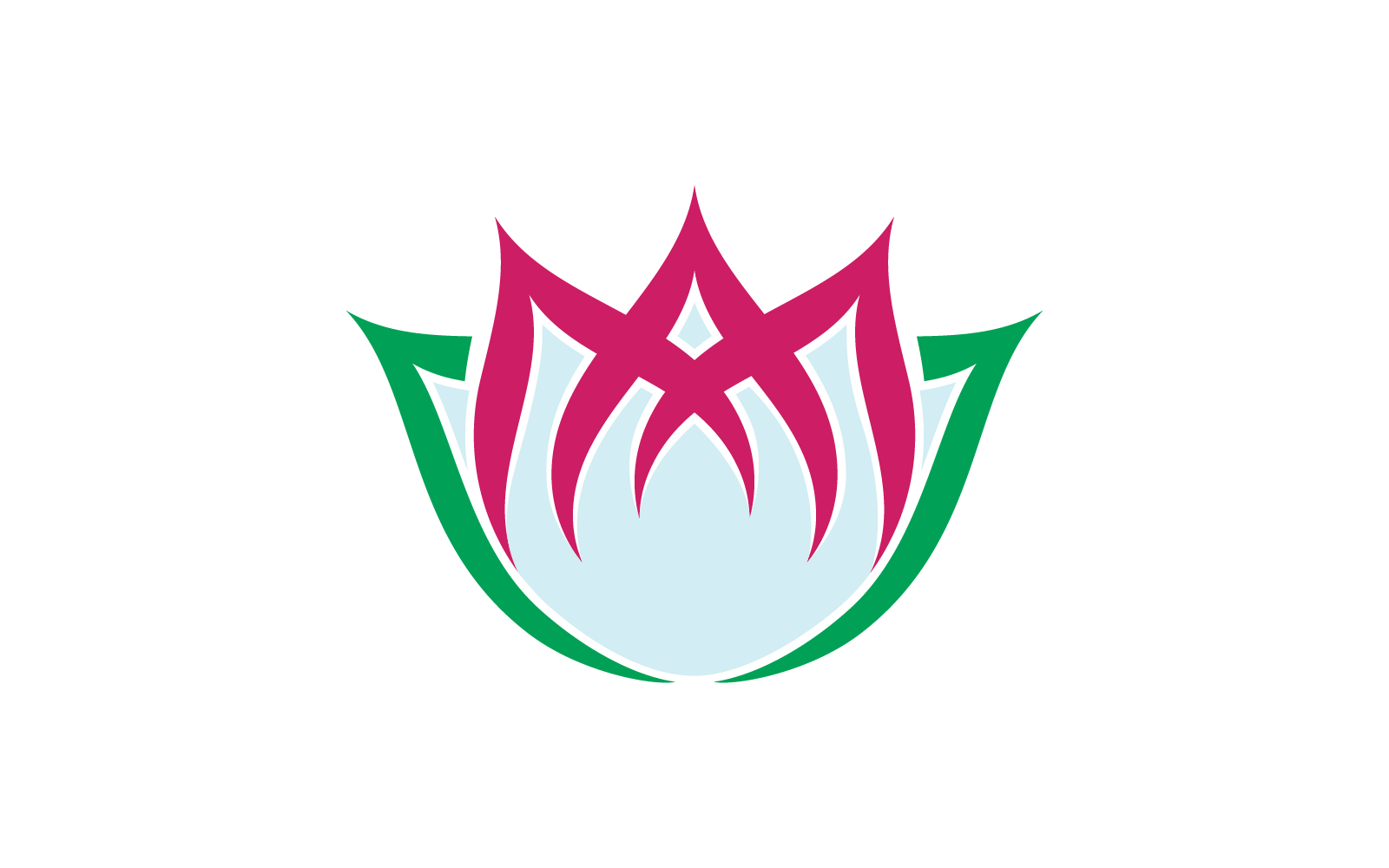 Beauté Lotus fleurs illustration logo icône vector design