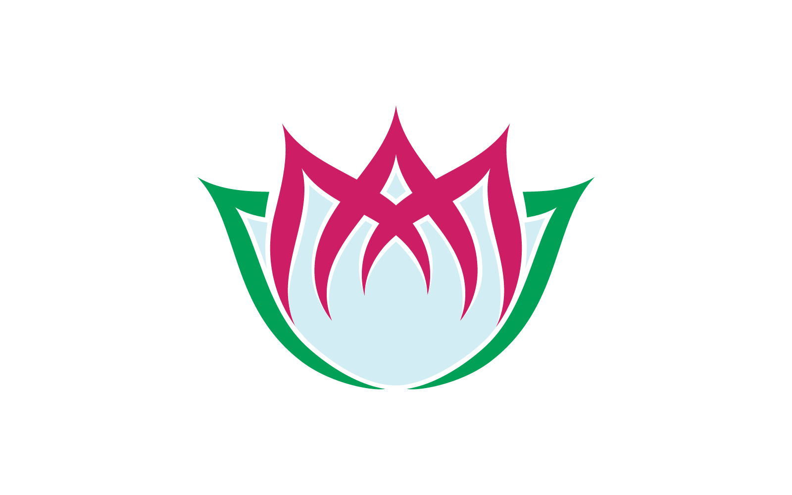 Beauty Lotus flowers illustration logo icon vector design