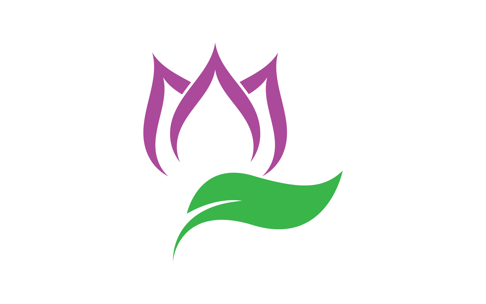 Beauty Lotus flowers logo icon vector flat design