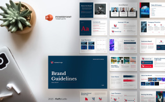 Brand Guidelines Brand Manual Powerpoint Template