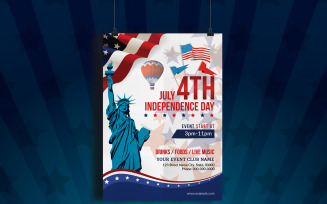 Independence Day Flyer / 4th July flyer Template
