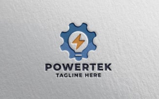 Powertek Pro Logo Template