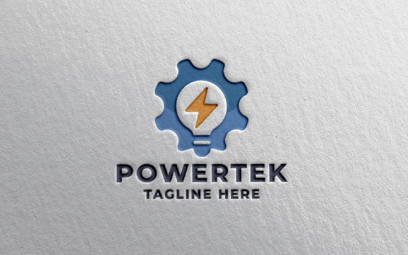 Powertek Pro Logo Template