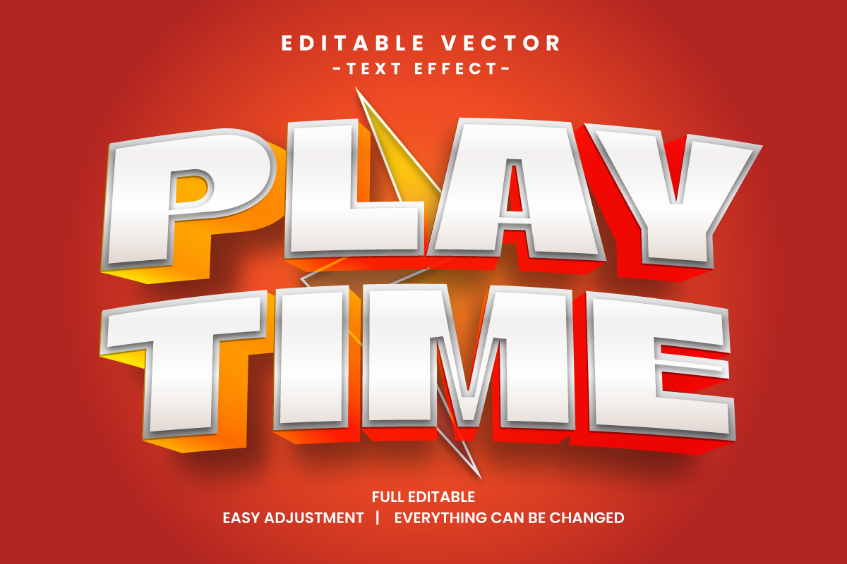 Game Event Vector Text Effect Editable Vol 9