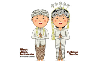 Couple wear Traditional Clothes greetings welcome to West Java 3