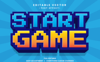 Game Event Vector Text Effect Editable Vol 10