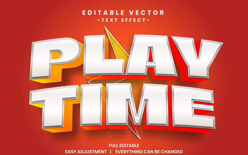 Game Event Vector Text Effect Editable Vol 9 Vector Graphic