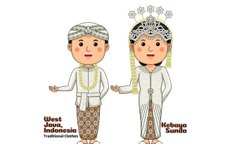 Welcome Gesture with Couple West Java Traditional Clothes 3