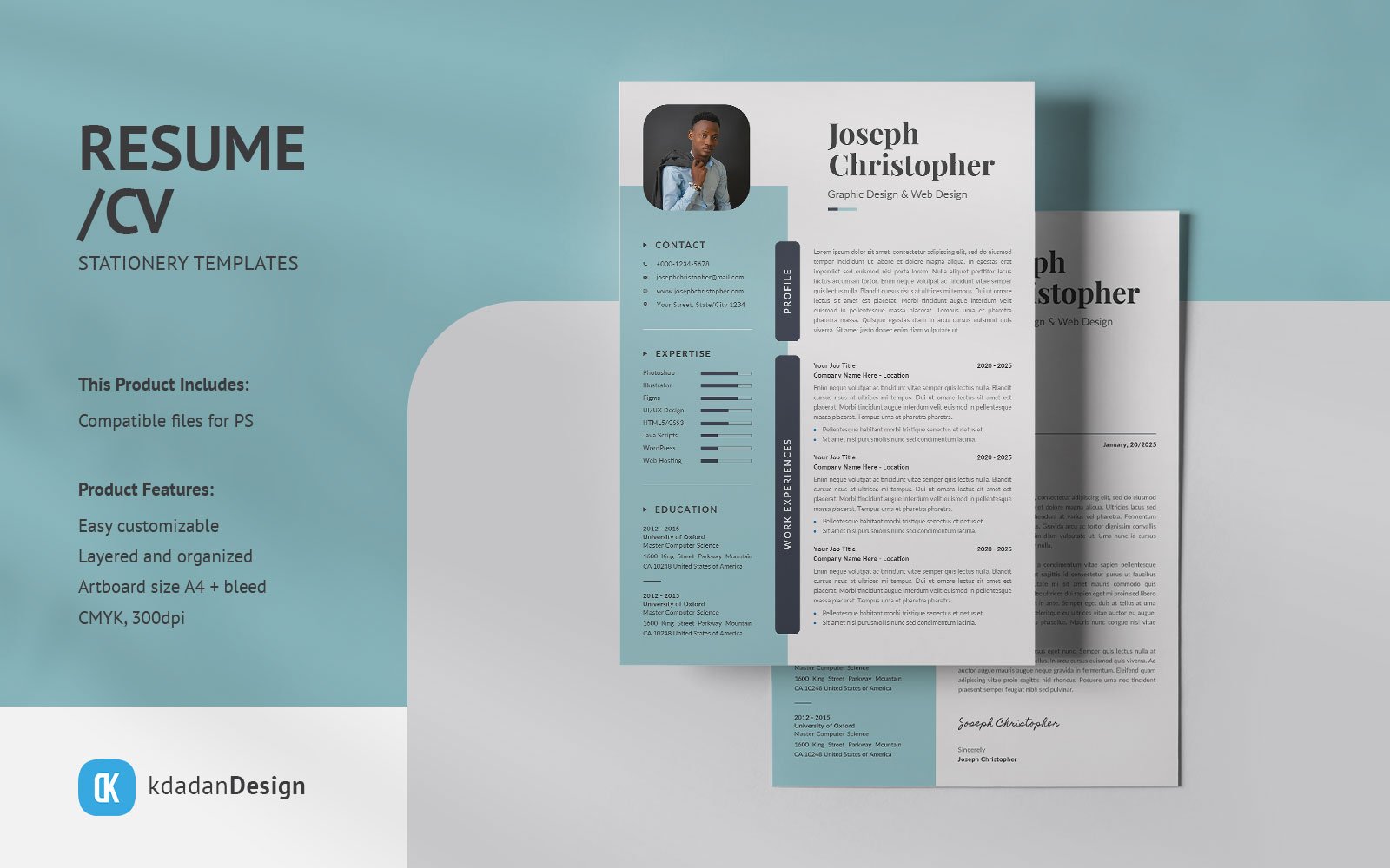 Kit Graphique #335629 Resume Business Divers Modles Web - Logo template Preview