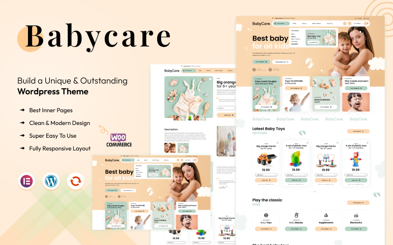 Babycare - Multi-Purpose WordPress Theme WooCommerce Theme