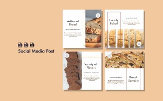 Baked Bread Social Media Post