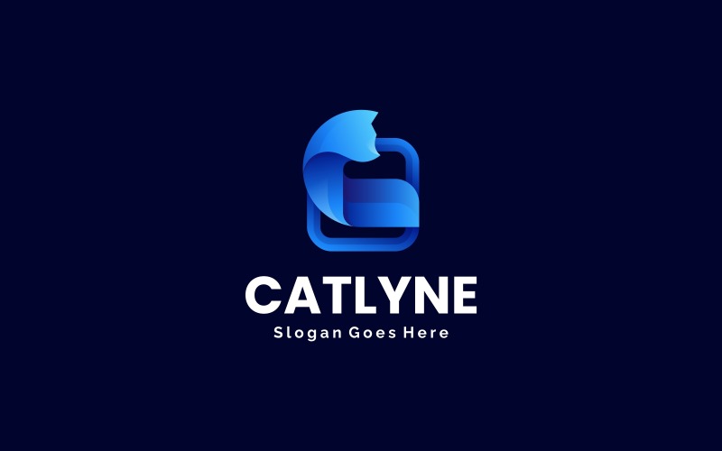 Catlyne Gradient Colorful Logo Logo Template