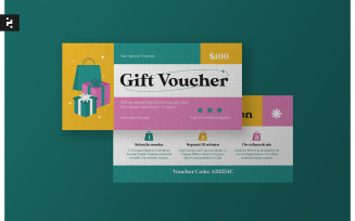 Colorful Creative Gift Voucher
