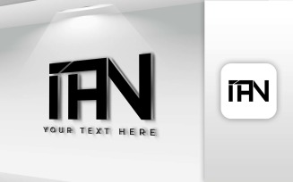 IAN Name Letter Logo Design - Brand Identity