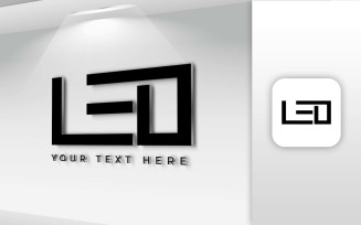 LEO Name Letter Logo Design - Brand Identity