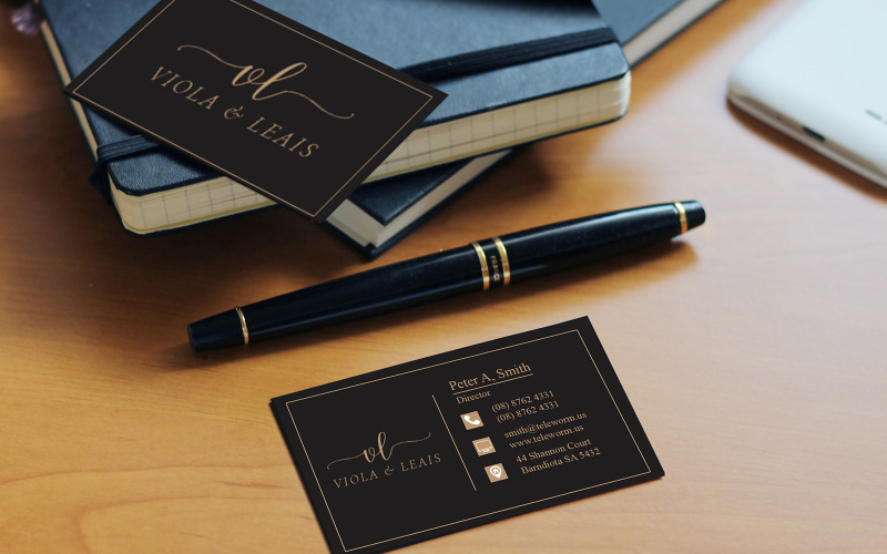 Personal Business Card - Officer Business Card Corporate Identity
