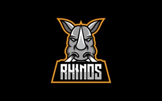 Rhinos E- Sport And Sport Logo