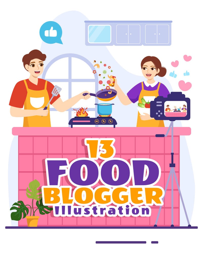 Kit Graphique #335749 Blogger Alimentation Web Design - Logo template Preview