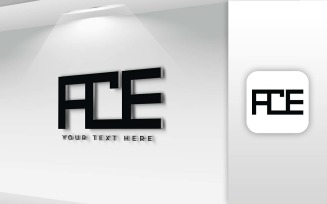 ACE Name Letter Logo Design - Brand Identity