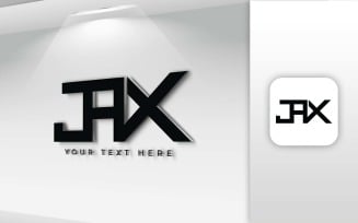 JAX Name Letter Logo Design - Brand Identity