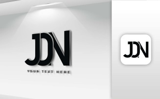 JON Name Letter Logo Design - Brand Identity