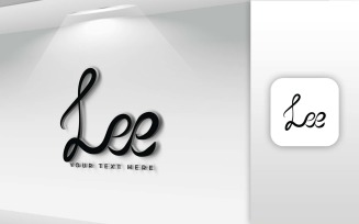 LEE Name Letter Logo Design - Brand Identity