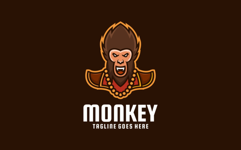 Monkey E- Sport and Sport Logo Logo Template
