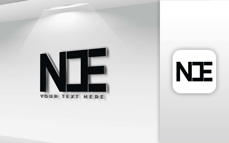 NOE Name Letter Logo Design - Brand Identity Logo Template