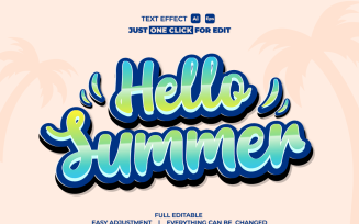 Summer Event Vector Text Effect Editable Vol 2