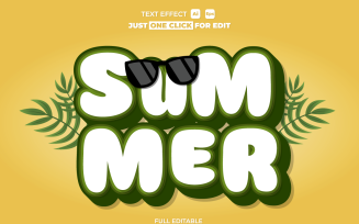 Summer Event Vector Text Effect Editable Vol 4