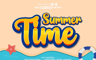 Summer Event Vector Text Effect Editable Vol 5