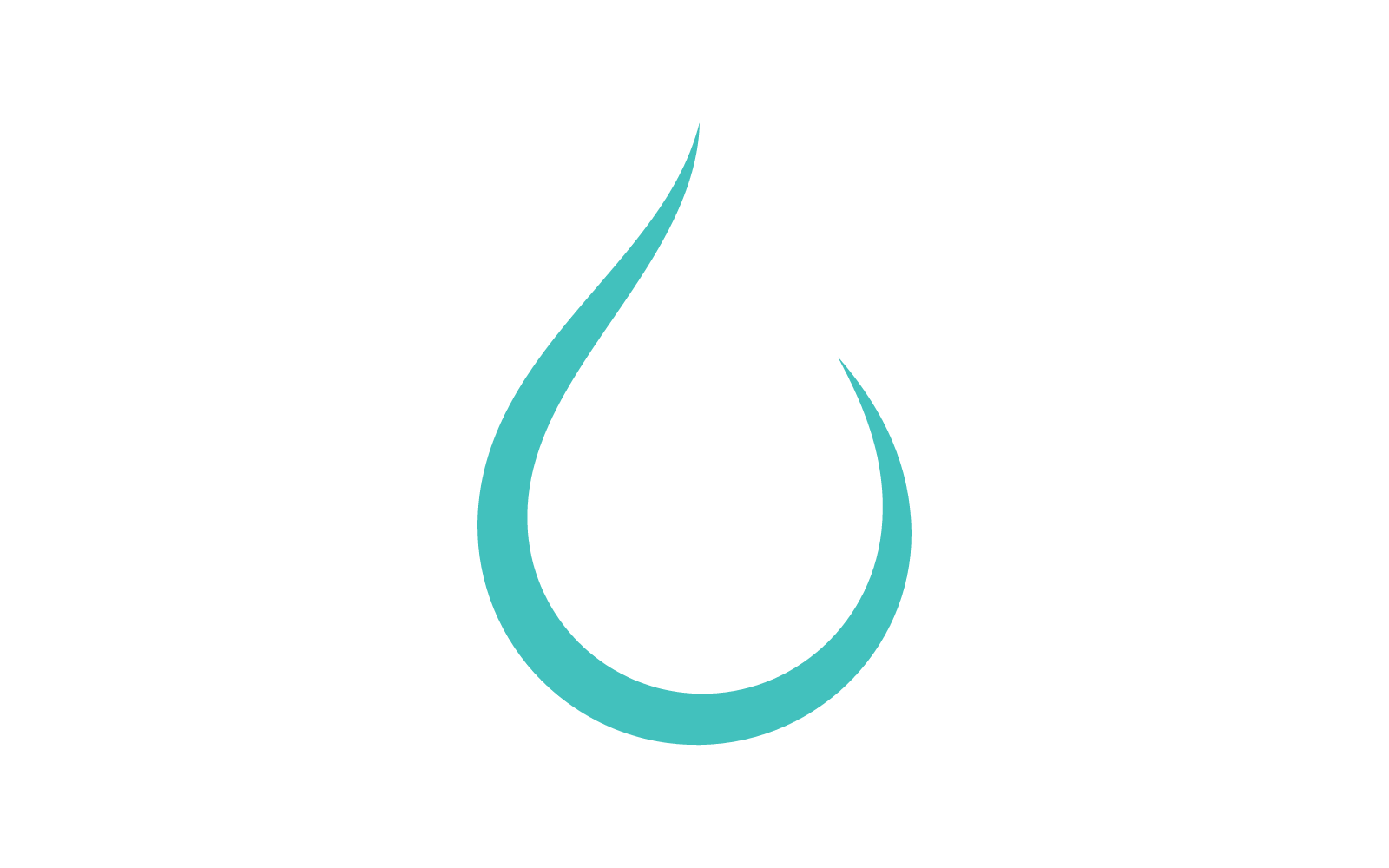 Water drop illustration logo vector