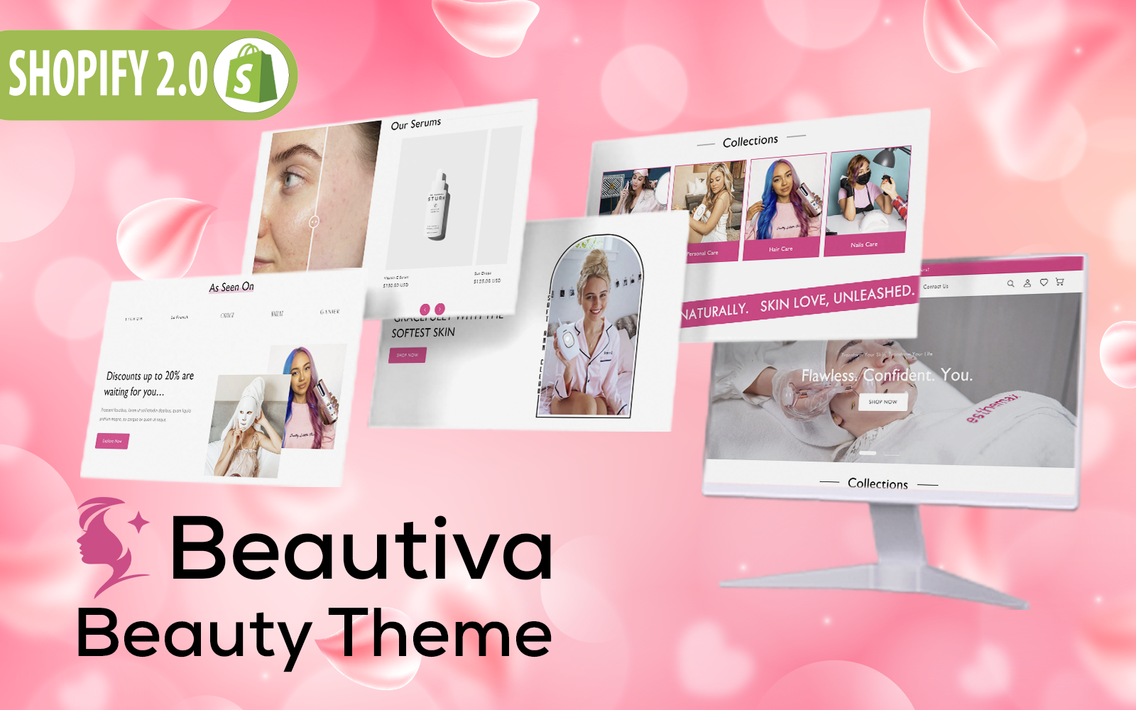 Template #335837 Beauty Cosmetic Webdesign Template - Logo template Preview