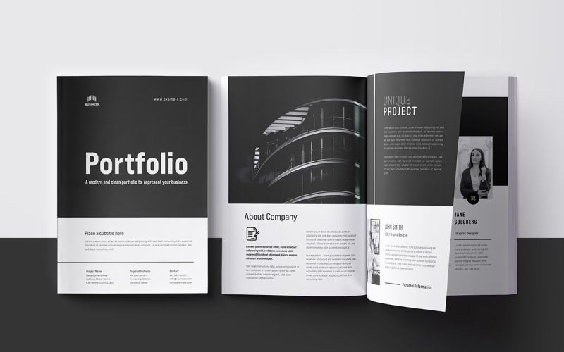 Architecture Portfolio Brochure Magazine Template