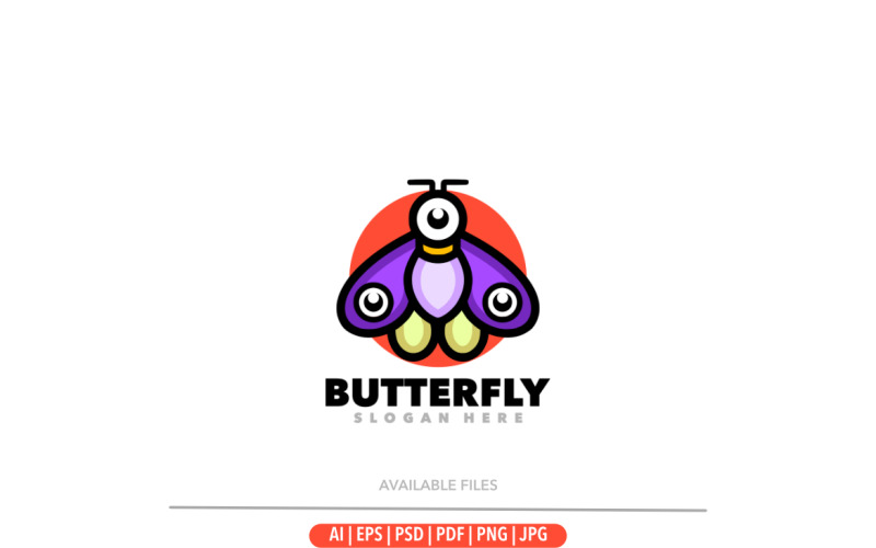 Butterfly logo design simple unique Logo Template