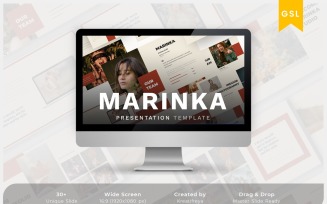 Marinka - Google Slide Fashion Business Template