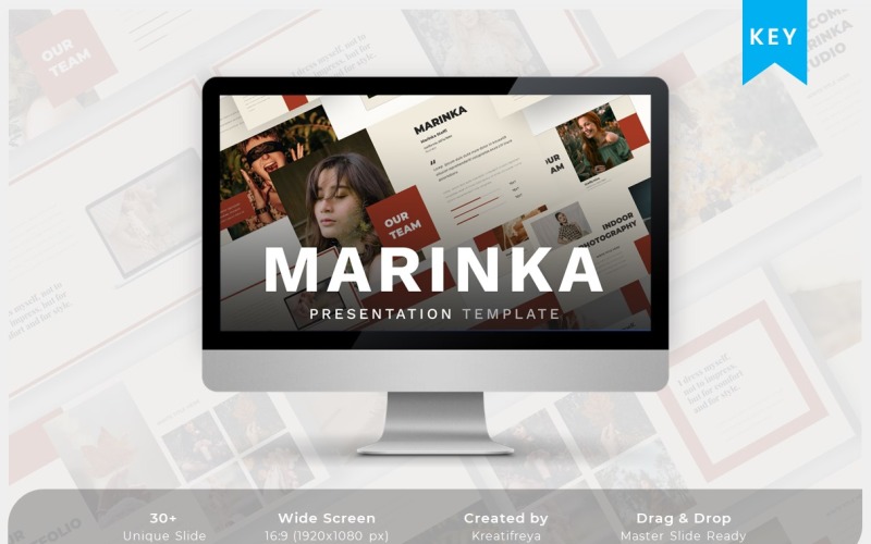 Marinka - Keynote Fashion Business Template Keynote Template