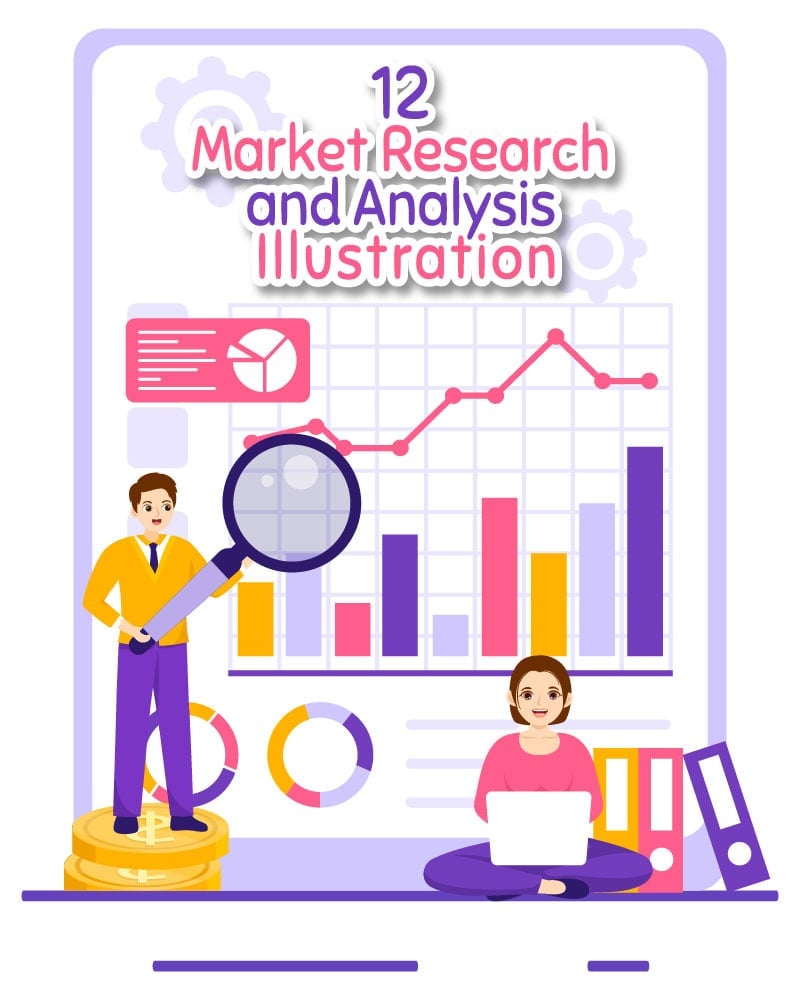 Kit Graphique #335927 Market Research Divers Modles Web - Logo template Preview