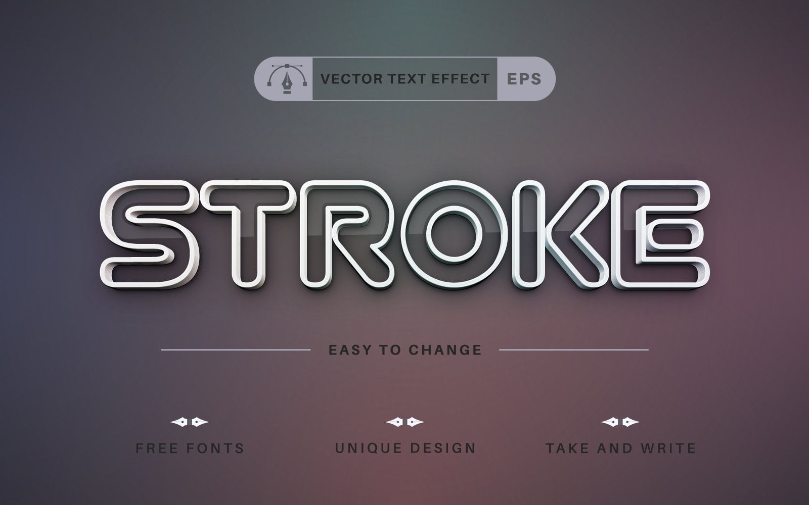 Template #335948 Effect Font Webdesign Template - Logo template Preview