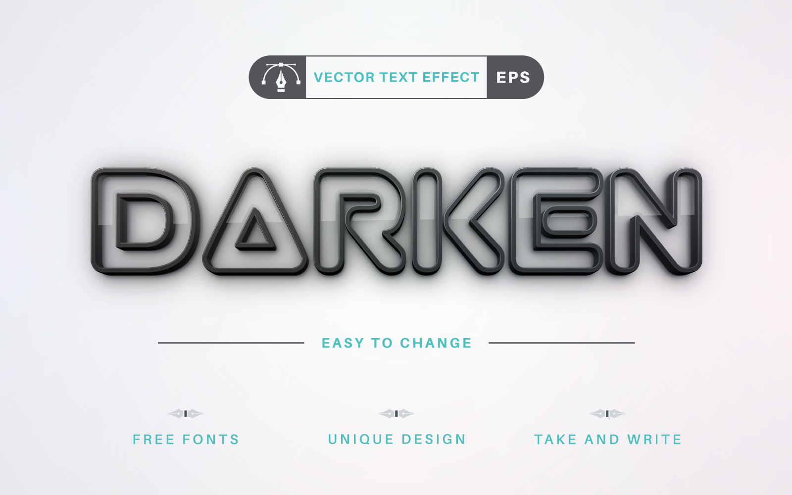 Template #335967 Effect Font Webdesign Template - Logo template Preview