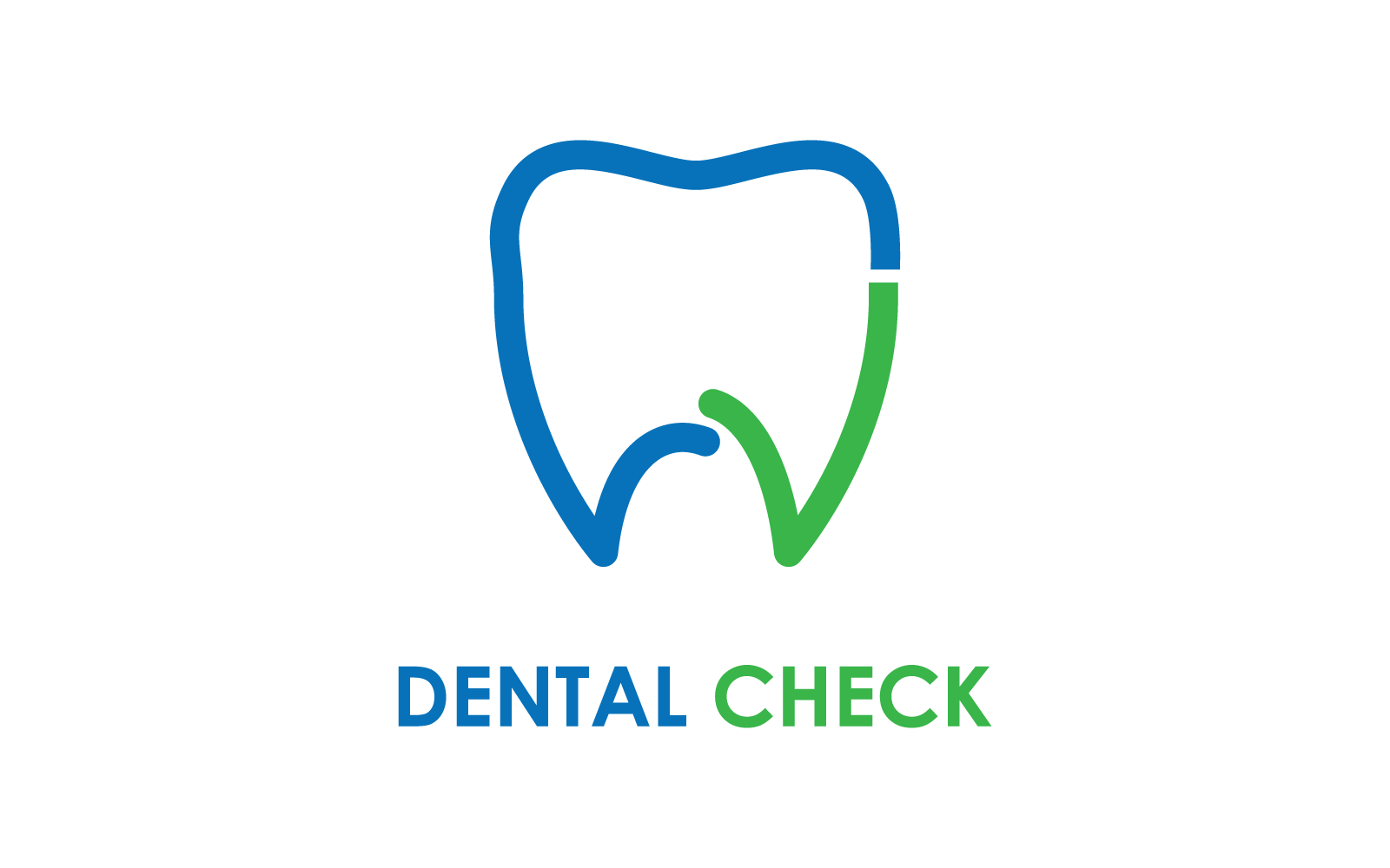 Dentystyczne logo szablon wektor