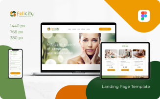 Felicity — Wellness and SPA Landing Page UI Template
