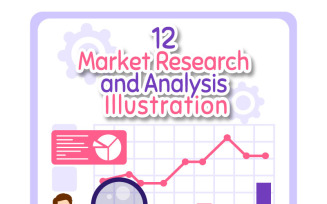 12 Market Research and Analysis Illustration