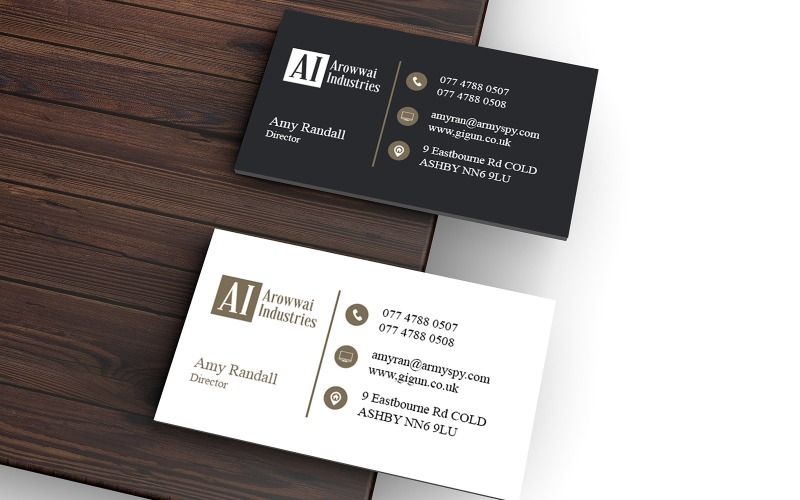 Professional Business Card Template | Personal Branding Corporate Identity